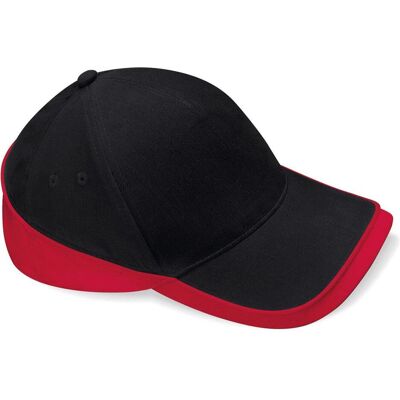 Beechfield, Unisex, Cap, Teamwear Competition Cap, Mehrfarbig, Schwarz, (One Size) Beechfield, Unisex, Cap, Teamwear Competition Cap, Mehrfarbig, Schwarz, (One Size)