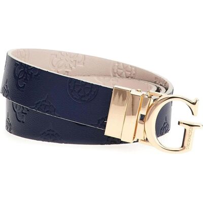 Guess Damen, Gürtel, Jena Adjustable And Reversible Pant Belt, Grau, Blau Guess Damen, Gürtel, Jena Adjustable And Reversible Pant Belt, Grau, Blau
