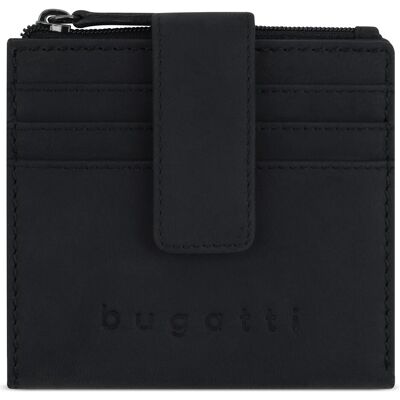 Bugatti Herren, Portemonnaie, Luca Geldbörse Leder 10 cm, Schwarz Bugatti Herren, Portemonnaie, Luca Geldbörse Leder 10 cm, Schwarz