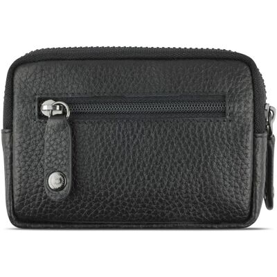 Bugatti Damen, Portemonnaie, Elsa Schlüsseletui Leder 10.5 cm, Schwarz Bugatti Damen, Portemonnaie, Elsa Schlüsseletui Leder 10.5 cm, Schwarz
