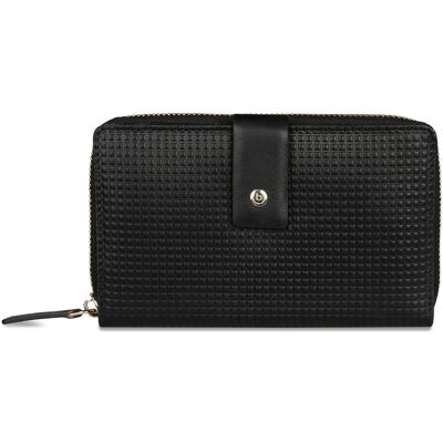 Bugatti Damen, Portemonnaie, Noemi Lady Zip Around Wallet, Schwarz Bugatti Damen, Portemonnaie, Noemi Lady Zip Around Wallet, Schwarz