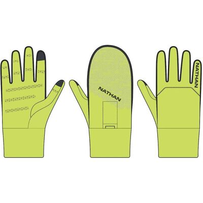 Nathan, Unisex, Handschuhe, HyperNight 2, Gelb, (S) Nathan, Unisex, Handschuhe, HyperNight 2, Gelb, (S)