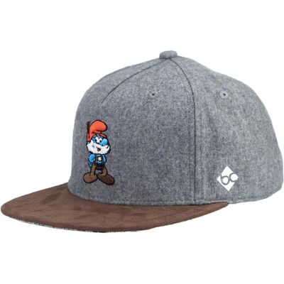 Bavarian Caps, Unisex, Cap, Papa Schlumpf, Grau, (One Size) Bavarian Caps, Unisex, Cap, Papa Schlumpf, Grau, (One Size)