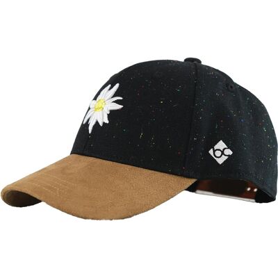 Bavarian Caps, Unisex, Cap, Edelweiss Konfetti Curved, Schwarz, (One Size) Bavarian Caps, Unisex, Cap, Edelweiss Konfetti Curved, Schwarz, (One Size)