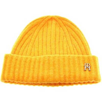 Tommy Hilfiger Unisex, Mütze, Tommy Modern Fluffy Beanie, Gelb, (One Size) Tommy Hilfiger Unisex, Mütze, Tommy Modern Fluffy Beanie, Gelb, (One Size)