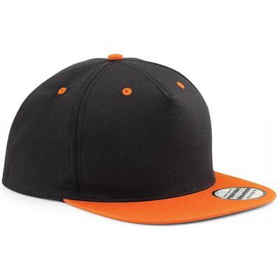 Beechfield, Unisex, Cap, Kappe, Schwarz, Orange, Mehrfarbig, (One Size) Beechfield, Unisex, Cap, Kappe, Schwarz, Orange, Mehrfarbig, (One Size)