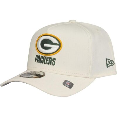 New Era, Herren, Cap, 9Forty A-Frame Cap - Green Bay Packers chrome white, (One Size) New Era, Herren, Cap, 9Forty A-Frame Cap - Green Bay Packers chrome white, (One Size)