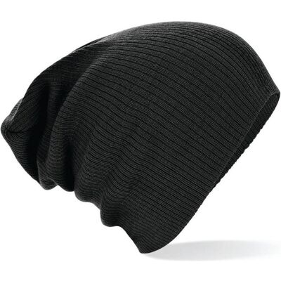 Beechfield, Unisex, Mütze, Slouch Beanie, Schwarz, (One Size) Beechfield, Unisex, Mütze, Slouch Beanie, Schwarz, (One Size)