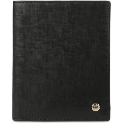 Bugatti Herren, Portemonnaie, Roccia Upright Wallet with flap, Schwarz Bugatti Herren, Portemonnaie, Roccia Upright Wallet with flap, Schwarz