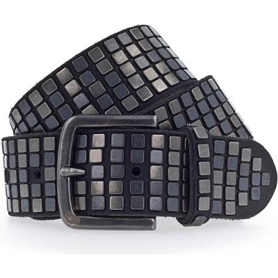 B.Belt, Damen, Gürtel, Quinn Nietengürtel Leder, Schwarz, (95) B.Belt, Damen, Gürtel, Quinn Nietengürtel Leder, Schwarz, (95)