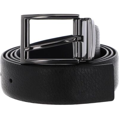 Valentino, Herren, Gürtel, Bairone Classic Belt, Blau, Schwarz, (105) Valentino, Herren, Gürtel, Bairone Classic Belt, Blau, Schwarz, (105)