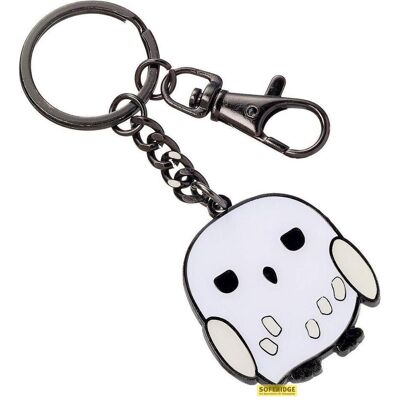 GED, Schlüsselanhänger, Harry Potter Hedwig Keyring, Weiss, Schwarz, Mehrfarbig, Silber GED, Schlüsselanhänger, Harry Potter Hedwig Keyring, Weiss, Schwarz, Mehrfarbig, Silber