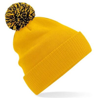 Beechfield, Unisex, Mütze, Snowstar Beanie, Mehrfarbig, Gold, (One Size) Beechfield, Unisex, Mütze, Snowstar Beanie, Mehrfarbig, Gold, (One Size)