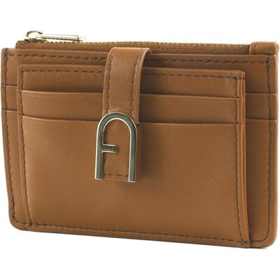Furla, Damen, Portemonnaie, Flow Card Case, Braun Furla, Damen, Portemonnaie, Flow Card Case, Braun