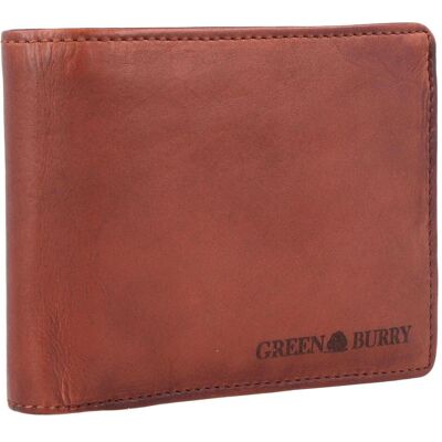 Greenburry, Herren, Portemonnaie, Vintage Washed Geldbörse Leder 13 cm, Braun Greenburry, Herren, Portemonnaie, Vintage Washed Geldbörse Leder 13 cm, Braun