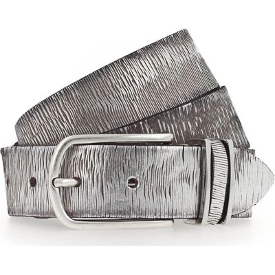 B.Belt, Damen, Gürtel, Fashion Basics Cuno Gürtel Leder, Silber, Grau, (90) B.Belt, Damen, Gürtel, Fashion Basics Cuno Gürtel Leder, Silber, Grau, (90)