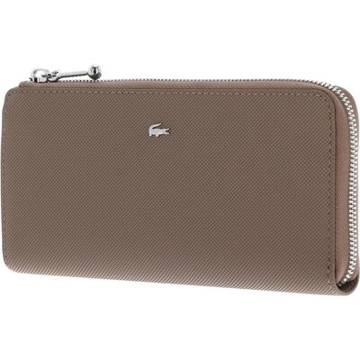 Lacoste, Damen, Portemonnaie, Daily City Slim Zip Wallet, Braun Lacoste, Damen, Portemonnaie, Daily City Slim Zip Wallet, Braun