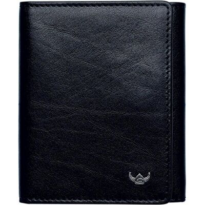 Golden Head, Herren, Portemonnaie, Colorado Geldbörse RFID Schutz Leder 8 cm, Schwarz Golden Head, Herren, Portemonnaie, Colorado Geldbörse RFID Schutz Leder 8 cm, Schwarz