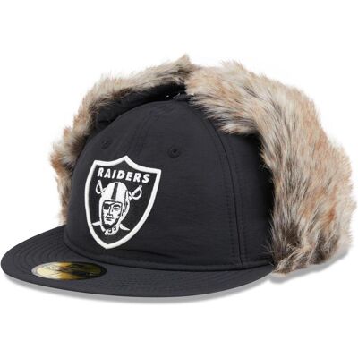 New Era, Herren, Cap, 59Fifty Retro Cap DOG EAR Las Vegas Raiders - 6 7/8, Schwarz, (6 7/8) New Era, Herren, Cap, 59Fifty Retro Cap DOG EAR Las Vegas Raiders - 6 7/8, Schwarz, (6 7/8)