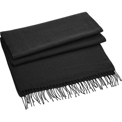 Beechfield, Unisex, Schal, Classic Woven Scarf, Schwarz Beechfield, Unisex, Schal, Classic Woven Scarf, Schwarz