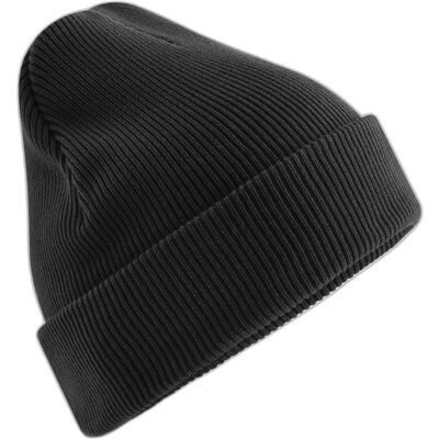 Beechfield, Unisex, Mütze, Organic Cotton Original Cuffed Beanie, Schwarz, (One Size) Beechfield, Unisex, Mütze, Organic Cotton Original Cuffed Beanie, Schwarz, (One Size)