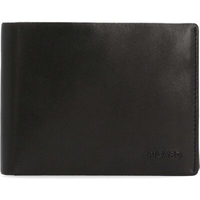 Picard, Herren, Portemonnaie, London 1 Geldbörse RFID Schutz Leder 12.5 cm, Schwarz Picard, Herren, Portemonnaie, London 1 Geldbörse RFID Schutz Leder 12.5 cm, Schwarz