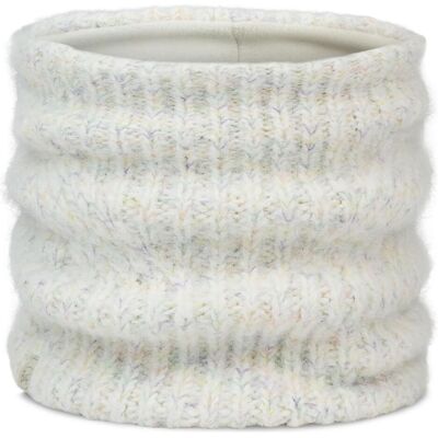 Buff, Unisex, Schal, Knitted & Fleece Neckwarmer Eyla, Grau, Weiss Buff, Unisex, Schal, Knitted & Fleece Neckwarmer Eyla, Grau, Weiss