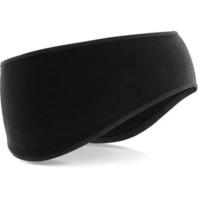 Beechfield, Unisex, Stirnband, Softshell Sports Tech Headband, Schwarz Beechfield, Unisex, Stirnband, Softshell Sports Tech Headband, Schwarz
