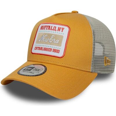 New Era, Herren, Cap, A-Frame Trucker Cap - Brand Patch Gold, Gold, (One Size) New Era, Herren, Cap, A-Frame Trucker Cap - Brand Patch Gold, Gold, (One Size)