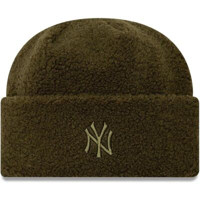 New Era, Damen, Cap, Damen Winter Mütze - Borg Sherpa Ny Yankees Oliv, Grün, (One Size) New Era, Damen, Cap, Damen Winter Mütze - Borg Sherpa Ny Yankees Oliv, Grün, (One Size)