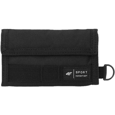 4F, Unisex, Portemonnaie, Geldbörse U005 tiefschwarz AW23AWALU005 20S, Schwarz 4F, Unisex, Portemonnaie, Geldbörse U005 tiefschwarz AW23AWALU005 20S, Schwarz