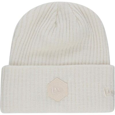 New Era, Herren, Mütze, Unisex Wintermütze Beanie - RIBBED WIDE CUFF ivory, Beige New Era, Herren, Mütze, Unisex Wintermütze Beanie - RIBBED WIDE CUFF ivory, Beige