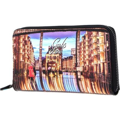 Gabs, Damen, Portemonnaie, GMONEY17 Trip Pelle + Bull Wallet, Mehrfarbig, Gold Gabs, Damen, Portemonnaie, GMONEY17 Trip Pelle + Bull Wallet, Mehrfarbig, Gold