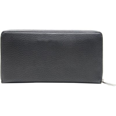 Esquire, Damen, Portemonnaie, Deer Zip Around Wallet, Schwarz Esquire, Damen, Portemonnaie, Deer Zip Around Wallet, Schwarz