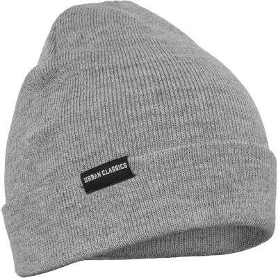 Urban Classics, Unisex, Mütze, Basic Flap Beanie, Grau, (One Size) Urban Classics, Unisex, Mütze, Basic Flap Beanie, Grau, (One Size)