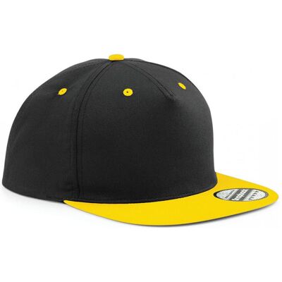 Beechfield, Unisex, Cap, Kappe, Schwarz, Mehrfarbig, Gelb, (One Size) Beechfield, Unisex, Cap, Kappe, Schwarz, Mehrfarbig, Gelb, (One Size)