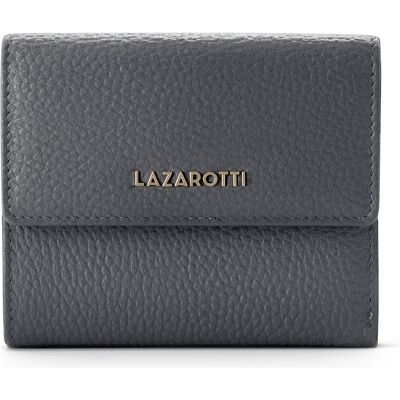 Lazarotti, Damen, Portemonnaie, Bologna Leather Geldbörse Leder 12 cm, Grau Lazarotti, Damen, Portemonnaie, Bologna Leather Geldbörse Leder 12 cm, Grau