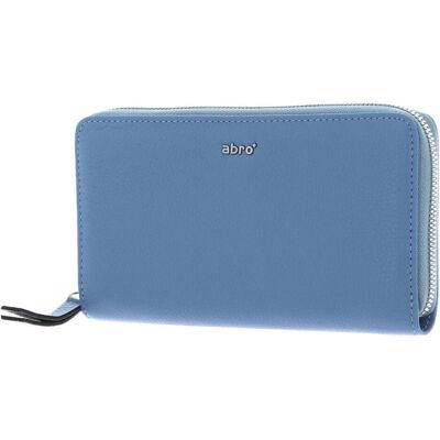 Abro, Damen, Portemonnaie, Leather Dalia Long Wallet, Blau Abro, Damen, Portemonnaie, Leather Dalia Long Wallet, Blau