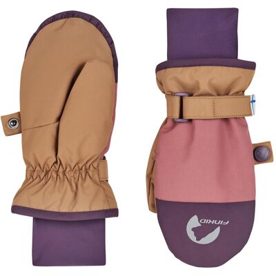 finkid, Unisex, Handschuhe, Kid's Kirjava, Braun, Mehrfarbig, (S) finkid, Unisex, Handschuhe, Kid's Kirjava, Braun, Mehrfarbig, (S)