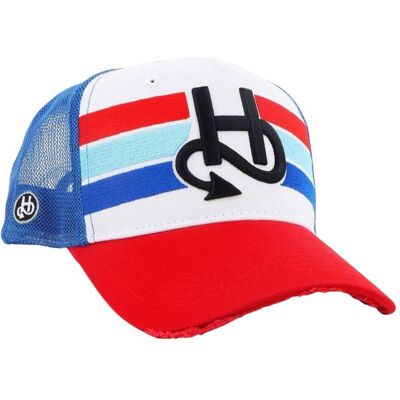 Helstons, Unisex, Cap, Rooster, Blau, Rot, Weiss, Mehrfarbig Helstons, Unisex, Cap, Rooster, Blau, Rot, Weiss, Mehrfarbig