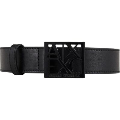 Armani Exchange Damen, Gürtel, FASHION BELT 941130 0A874, Schwarz, (80) Armani Exchange Damen, Gürtel, FASHION BELT 941130 0A874, Schwarz, (80)