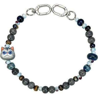 Nimmy, Schlüsselanhänger, Bag charm handstrap New Big Eye Cute Pets 2.0 grey, Grau Nimmy, Schlüsselanhänger, Bag charm handstrap New Big Eye Cute Pets 2.0 grey, Grau