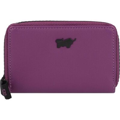Braun Büffel, Damen, Portemonnaie, Capri Geldbörse RFID Schutz Leder 11 cm, Violett Braun Büffel, Damen, Portemonnaie, Capri Geldbörse RFID Schutz Leder 11 cm, Violett