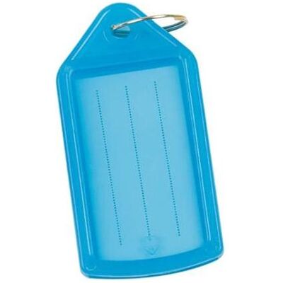 Q-Connect, Schlüsselanhänger, QConnect Zawieszki na klucze, 55x30mm, 40 szt., niebieskie, Blau Q-Connect, Schlüsselanhänger, QConnect Zawieszki na klucze, 55x30mm, 40 szt., niebieskie, Blau