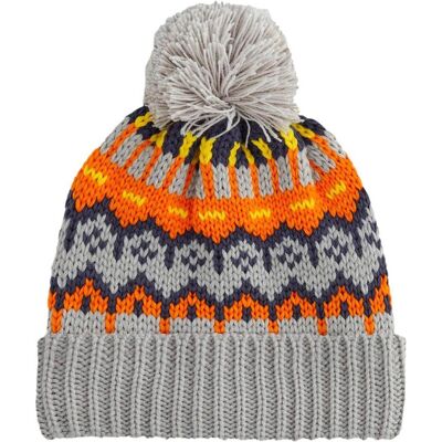 Beechfield, Unisex, Mütze, Retro Ski Beanie, Grau, (One Size) Beechfield, Unisex, Mütze, Retro Ski Beanie, Grau, (One Size)