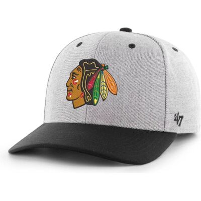 47 Brand, Herren, Cap, Snapback Cap - Storm Cloud Chicago Blackhawks, Grau 47 Brand, Herren, Cap, Snapback Cap - Storm Cloud Chicago Blackhawks, Grau