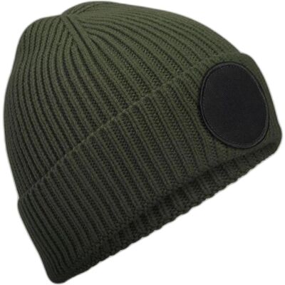 Beechfield, Unisex, Mütze, Circular Fashion Patch Beanie, Grün, Mehrfarbig, Schwarz, (One Size) Beechfield, Unisex, Mütze, Circular Fashion Patch Beanie, Grün, Mehrfarbig, Schwarz, (One Size)