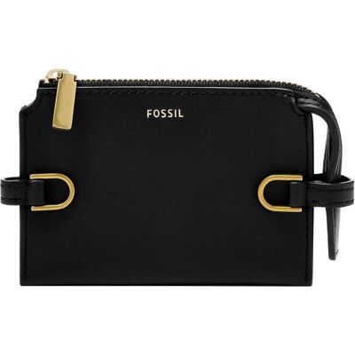 Fossil Damen, Portemonnaie, Kier Card Case, Schwarz Fossil Damen, Portemonnaie, Kier Card Case, Schwarz