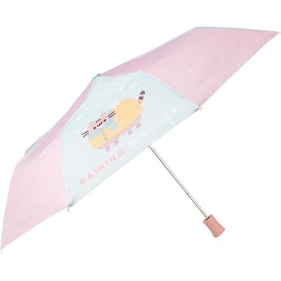 Pusheen, Unisex, Regenschirm, - ein Taschenschirm aus der Foodie-Kollektion, Blau, Mehrfarbig, Pink Pusheen, Unisex, Regenschirm, - ein Taschenschirm aus der Foodie-Kollektion, Blau, Mehrfarbig, Pink