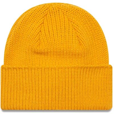 New Era, Herren, Mütze, Wintermütze Wide Cuff Beanie - MERINO gelb, Gold New Era, Herren, Mütze, Wintermütze Wide Cuff Beanie - MERINO gelb, Gold